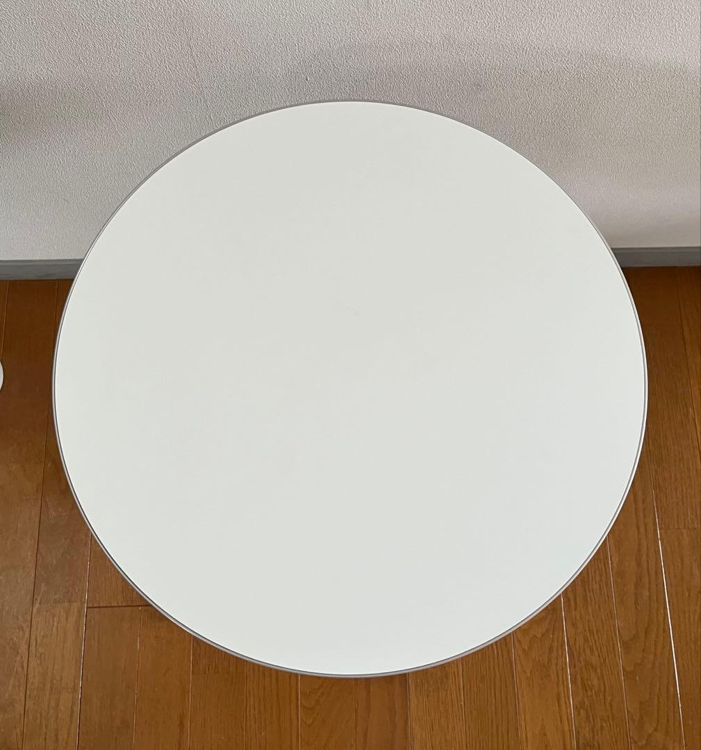 オカムラ Alt Cafeサイドテーブル　シンプルモダン ミニデスク　美品　白