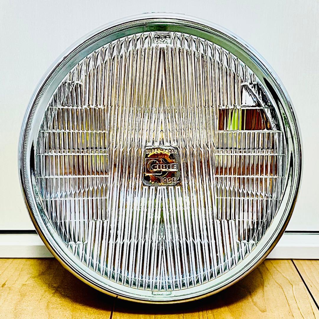 当時物 シビエ 凹み ヘッドライト CIBIE スーパーオスカー マーシャル