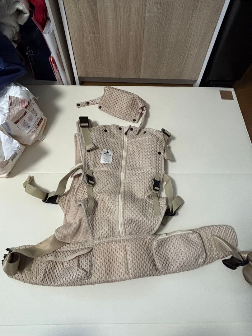 ベベスワン メッシュ 抱っこ紐 ベージュ