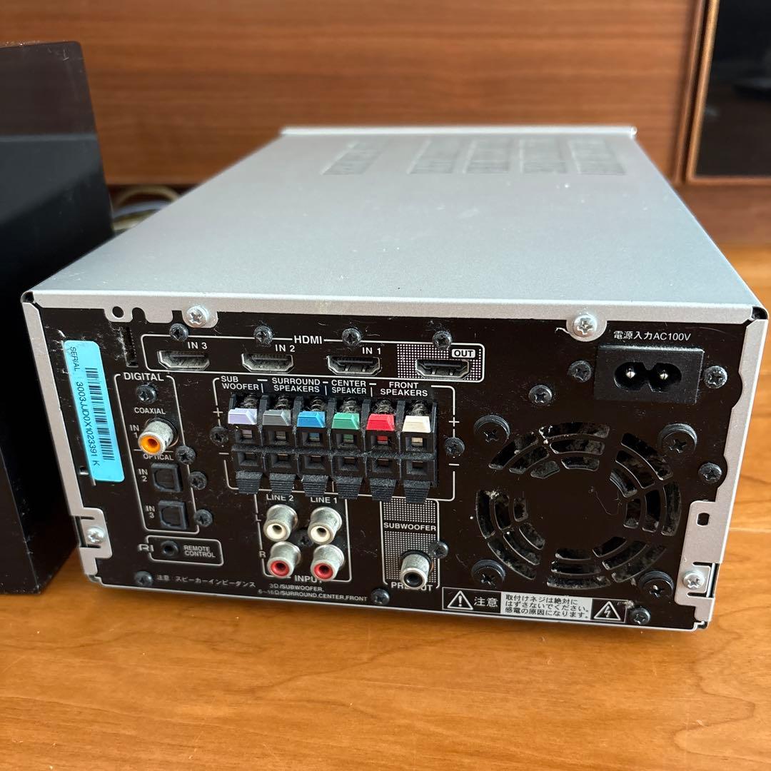 ONKYO 2.1chホームシアターシステム【ジャンク品】