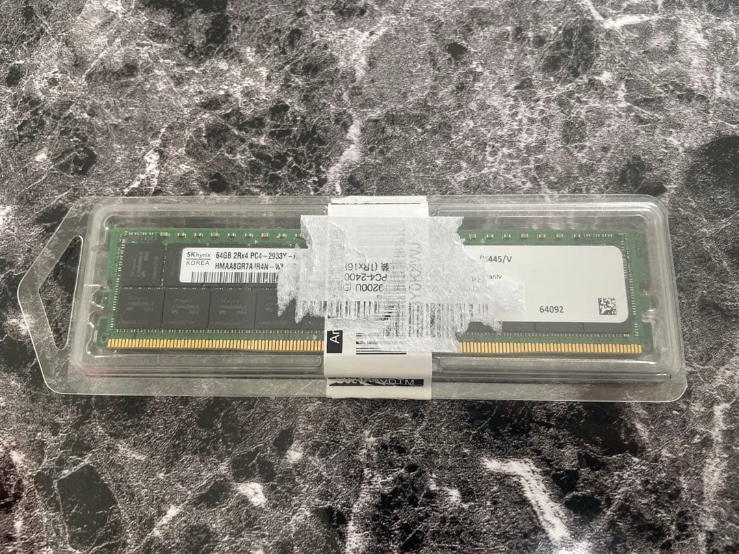 メモリー SK hynix 64GB DDR4-2933 ECC RDIMM