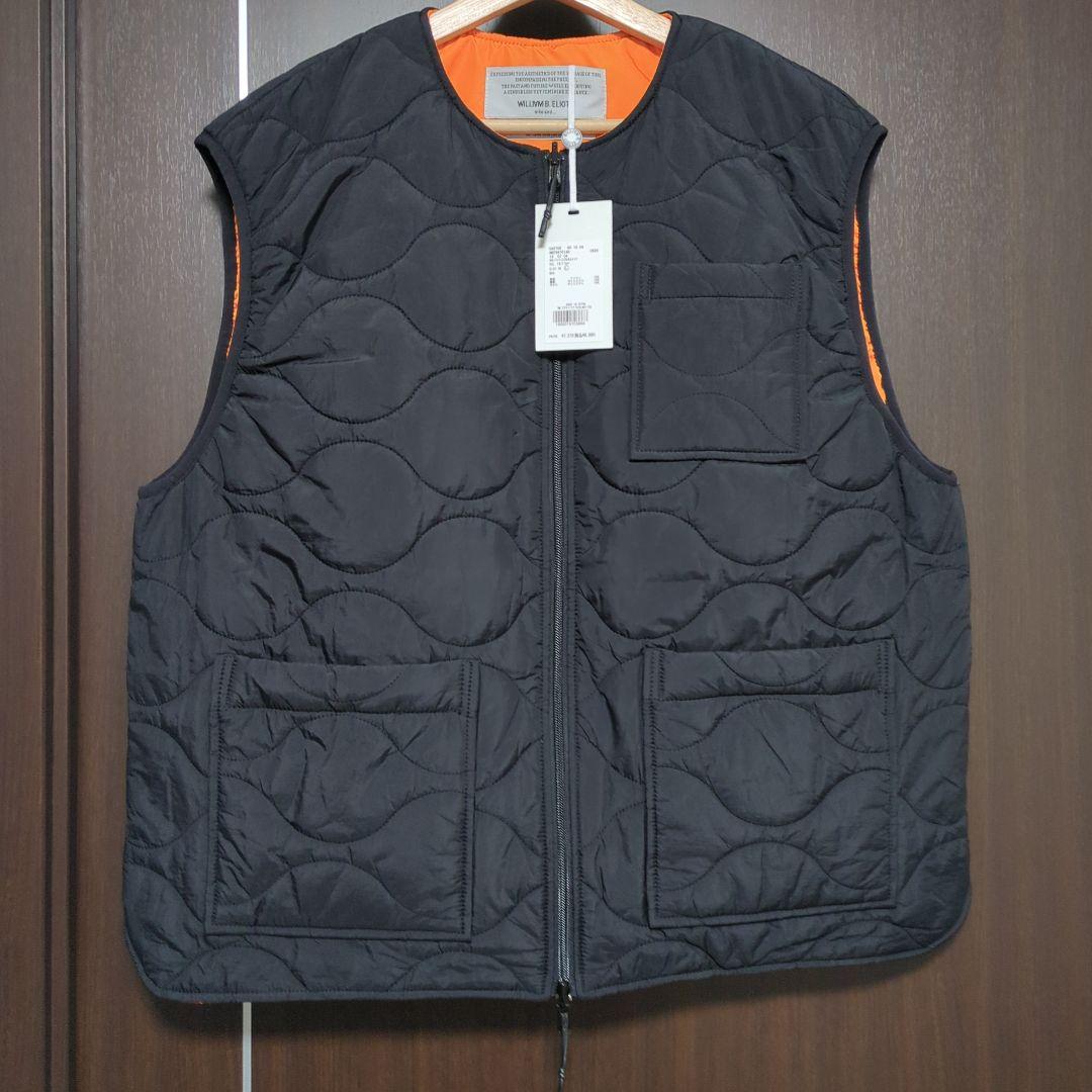 ニコアンド【WILLIAM B.ELIOTT】リバーシブルキルトベスト