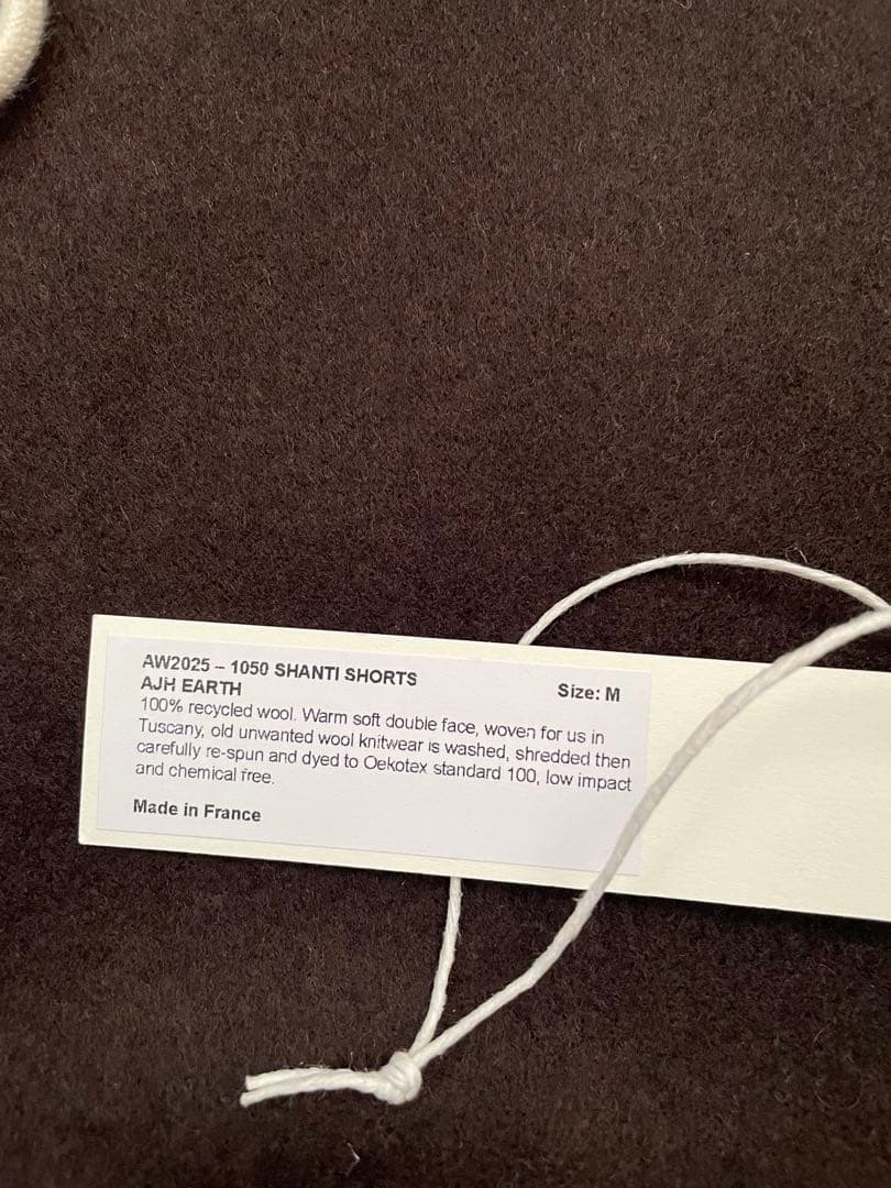 最終　2025aw SONO ハーフパンツ　VONSONO