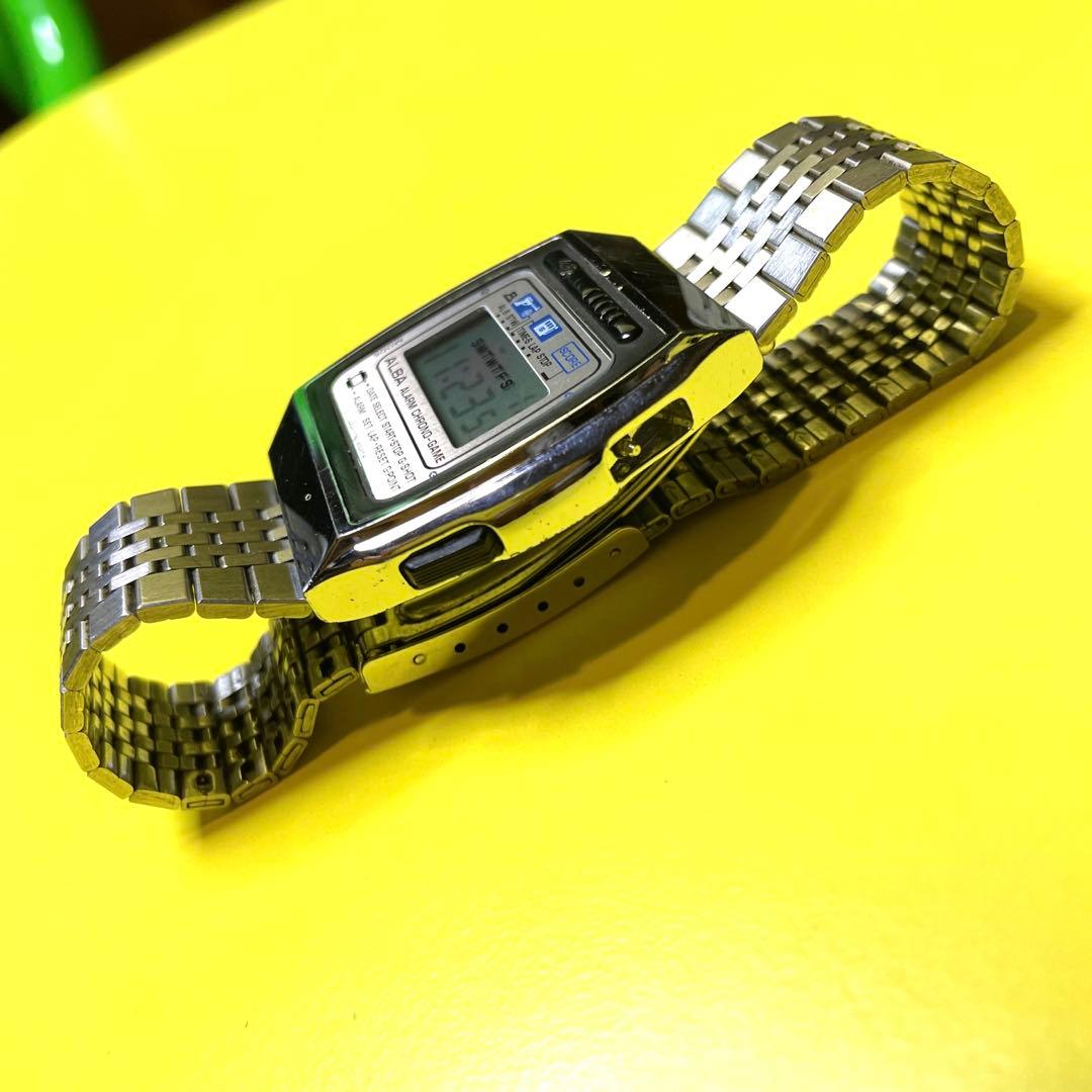 【ゲーム付時計】SEIKO ALBA ALARM CHRONO-GAME 腕時計