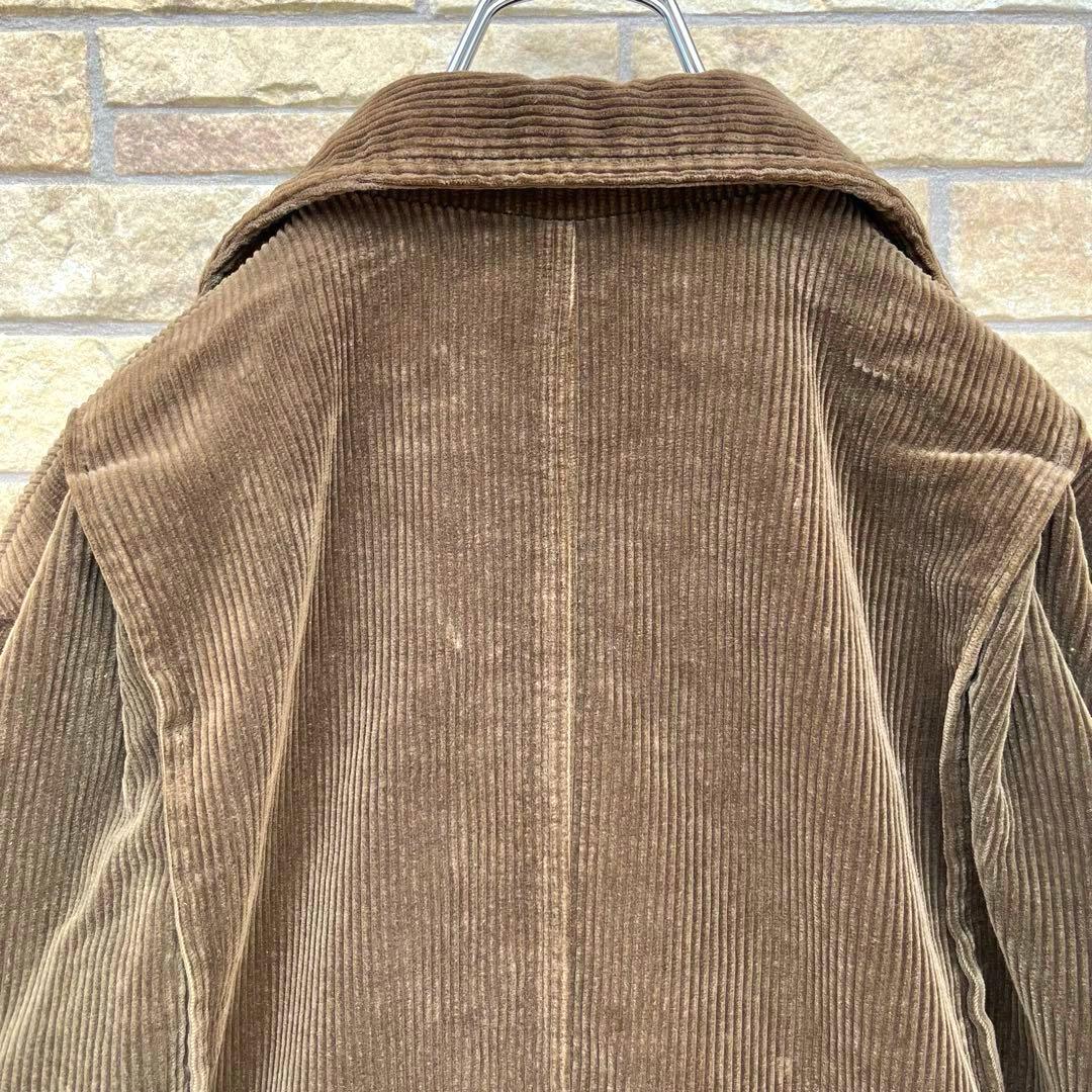 ポロバイラルフローレン チェック 太畝 コーデュロイ ハンティング ジャケット