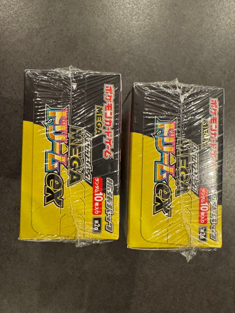 【シュリンク付き】ポケモンカードゲーム MEGAドリームex BOX 2個