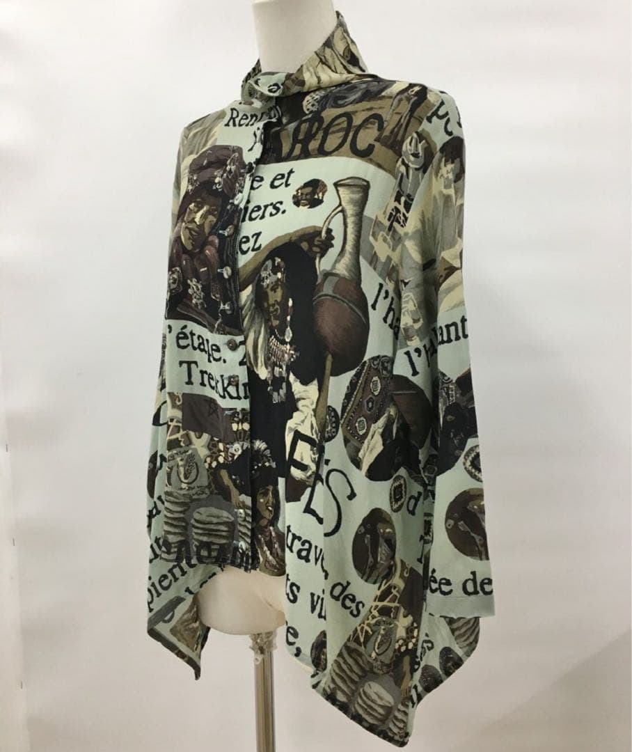 希少✨トクコ・プルミエヴォル ブラウス 日本製 民族 総柄 チュニック