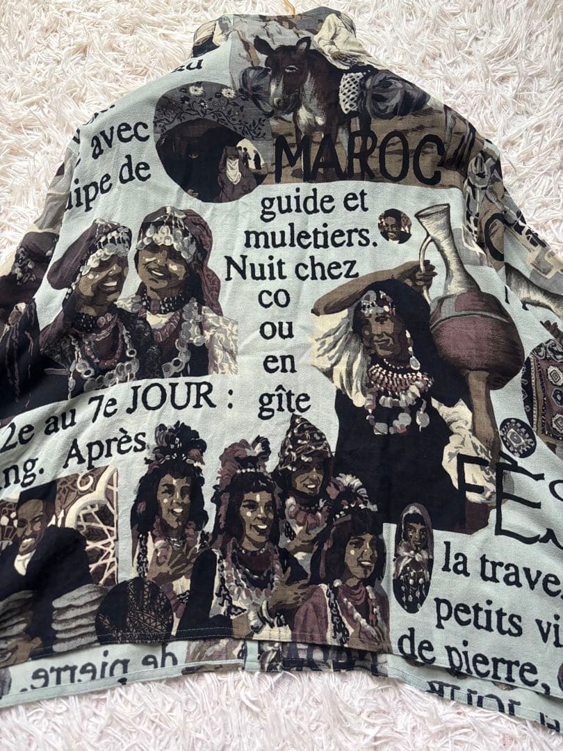 希少✨トクコ・プルミエヴォル ブラウス 日本製 民族 総柄 チュニック