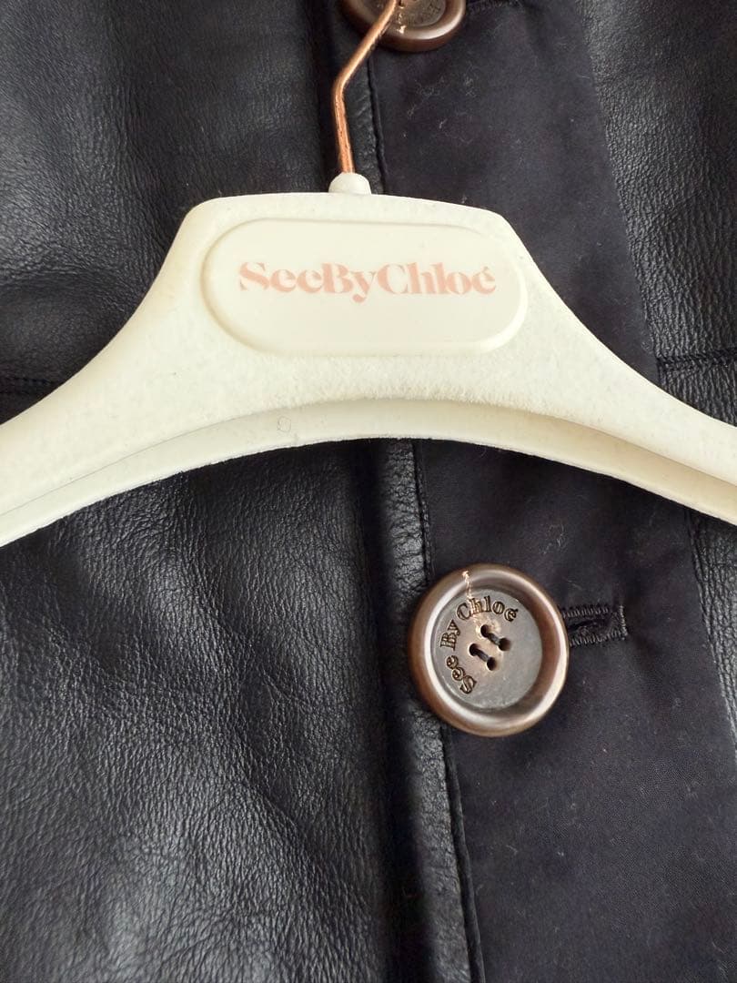 SEE BY CHLOE シーバイクロエ　羊革　ムートンコート