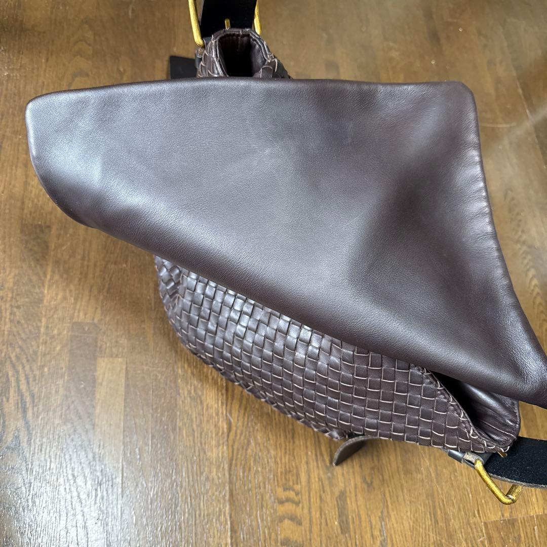 BOTTEGA VENETA イントレショルダーバッグ/ブラウン/イタリア製