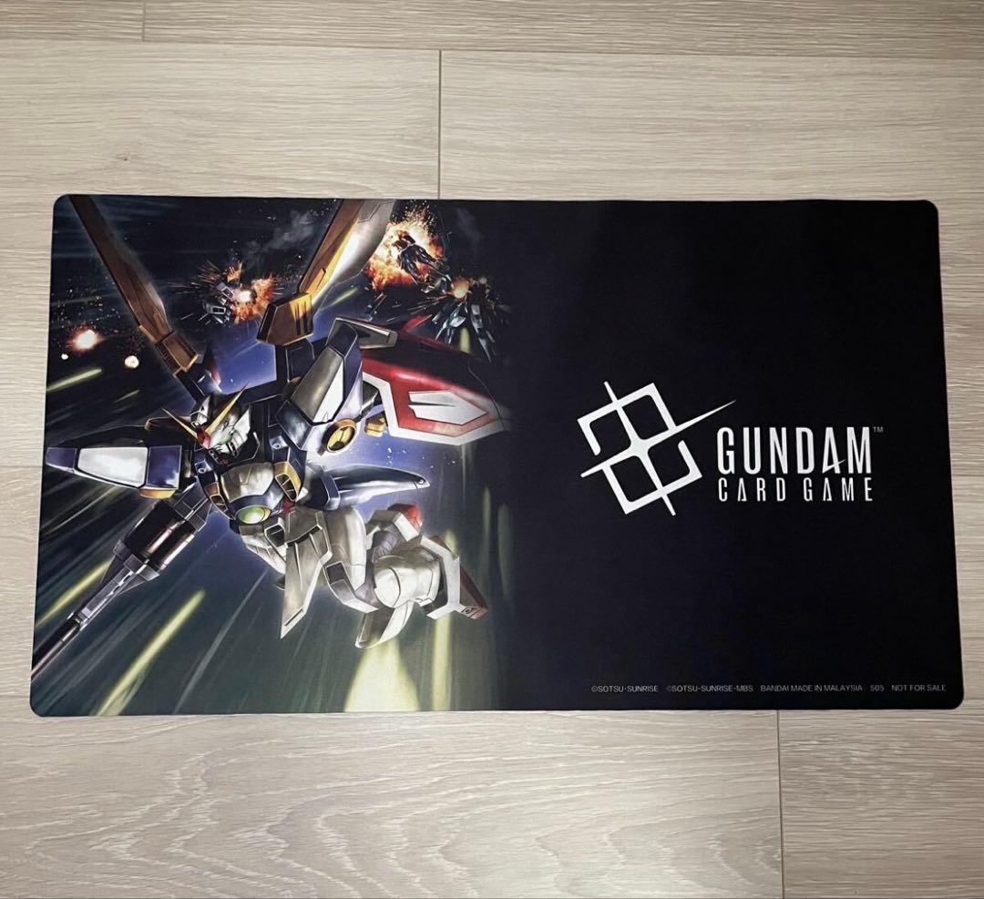 ガンダムカードゲーム　プレイマット　ガンダムウイング　ティーチングアプリ　当選品