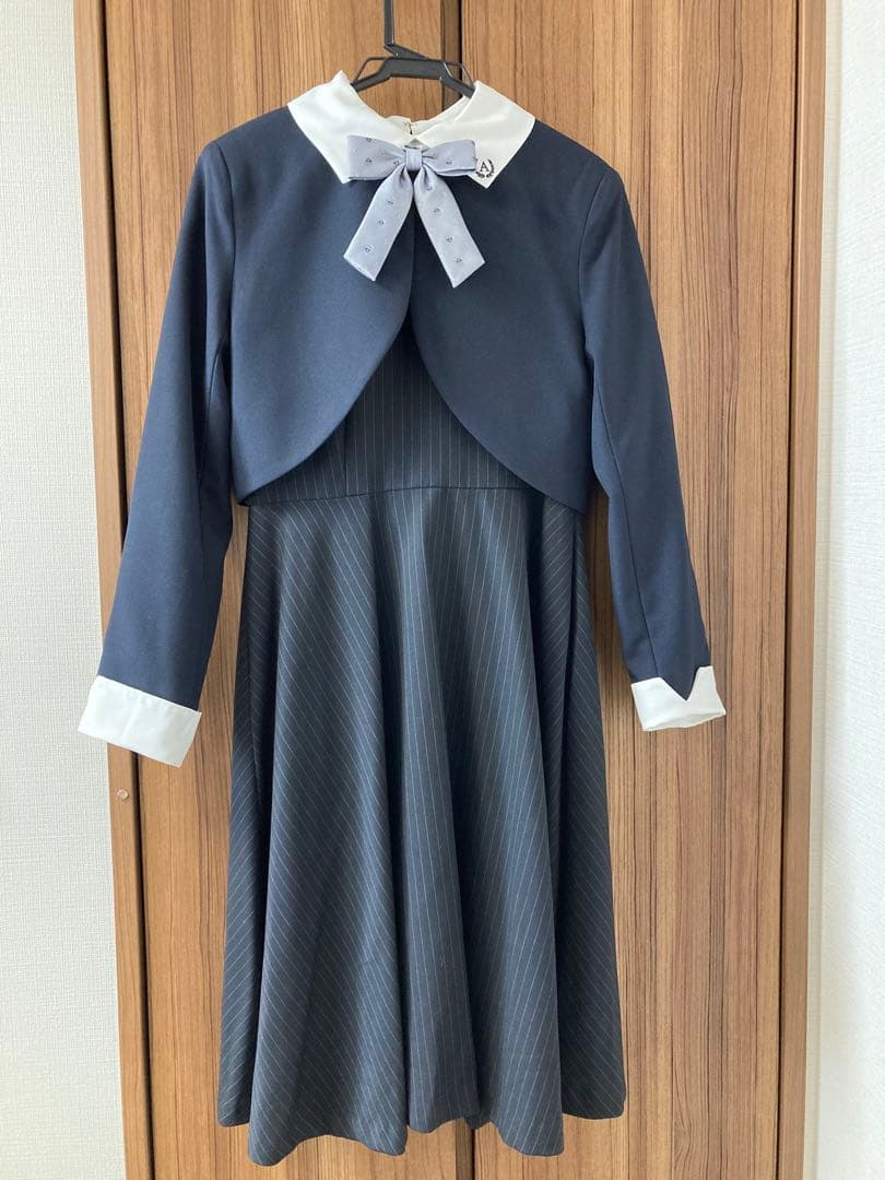 【1度着用】女子　フォーマルスーツ　セットアップ　160cm