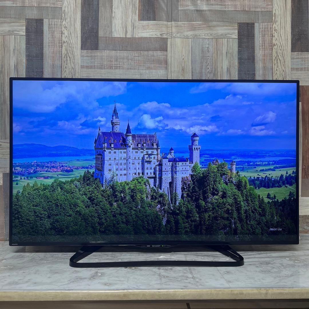 即日受渡❣️全国送料込シャープ50型テレビYouTube.Netflix視聴可能