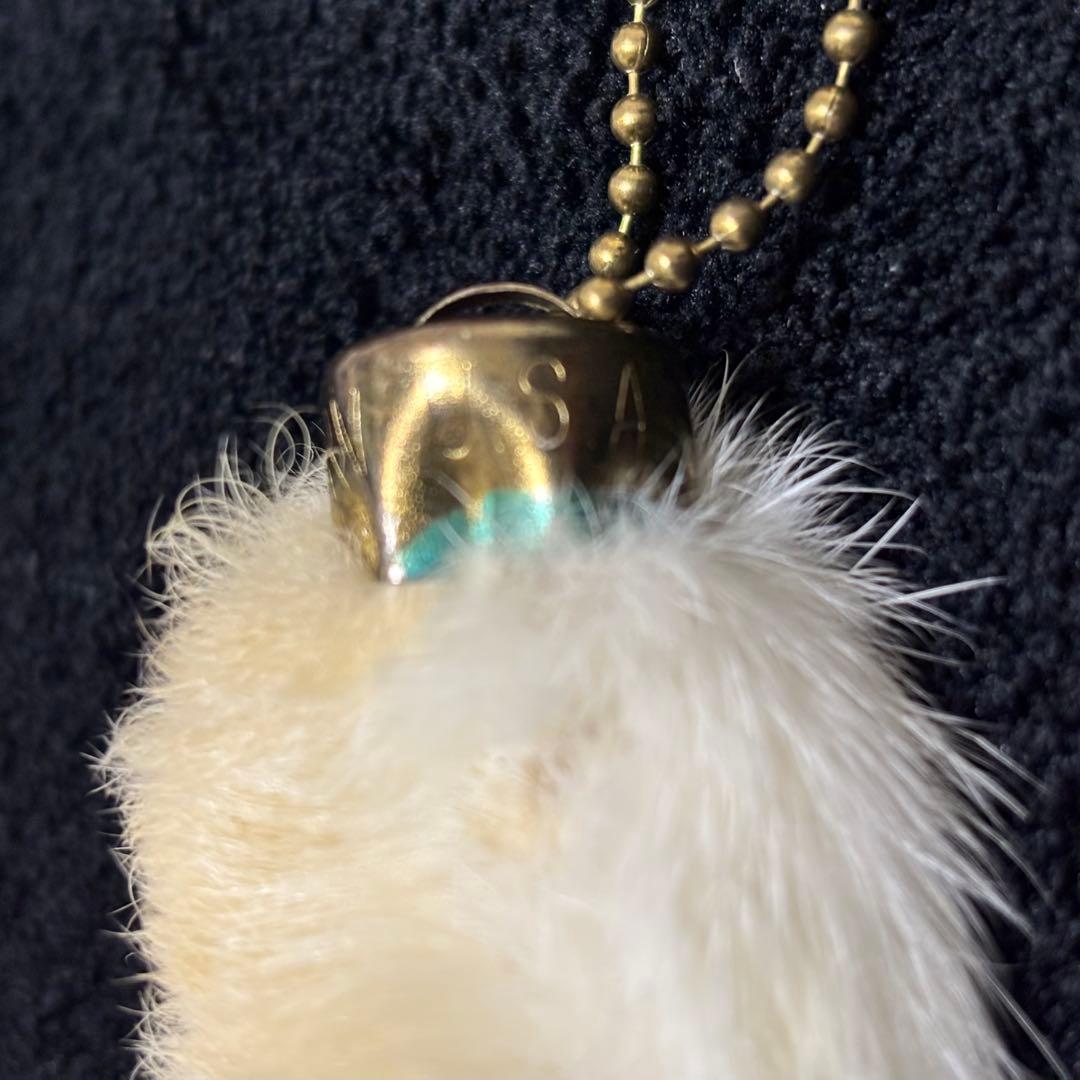 ヴィンテージ ラビットフット キーチェーン　ラッキーチャーム　USA