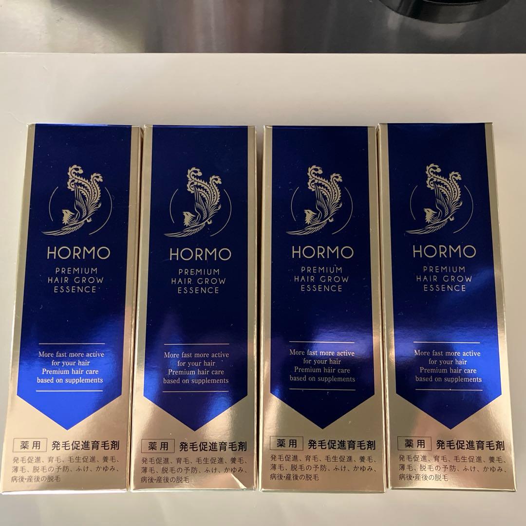 HORMO ホルモ プレミアム ヘアグロウエッセンス 80ml × 4本