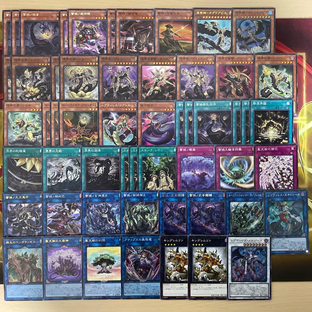 本格構築 蕾禍デッキ 溟界の蛇睡蓮 ヌル ナイア 蕾禍ノ大王鬼牙 蕾禍ノ鎖蛇巳