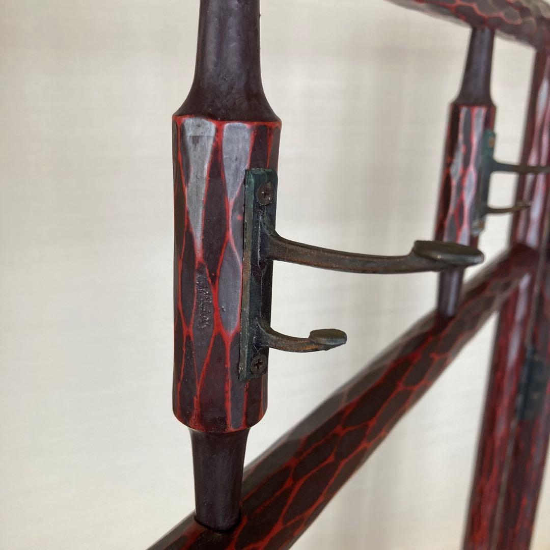 鎌倉彫 衣桁 衣紋掛け 着物掛け・洋服掛け レトロ家具 和風インテリア