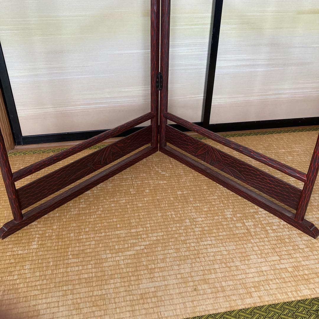 鎌倉彫 衣桁 衣紋掛け 着物掛け・洋服掛け レトロ家具 和風インテリア