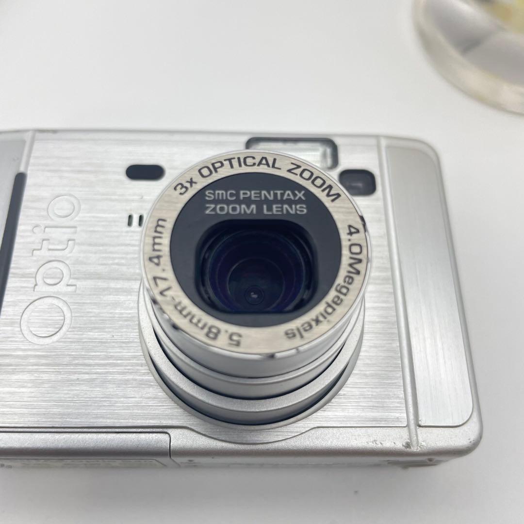 スマホ転送OK✨PENTAX Optio S40✨動作確認済 単三電池 可愛い♪