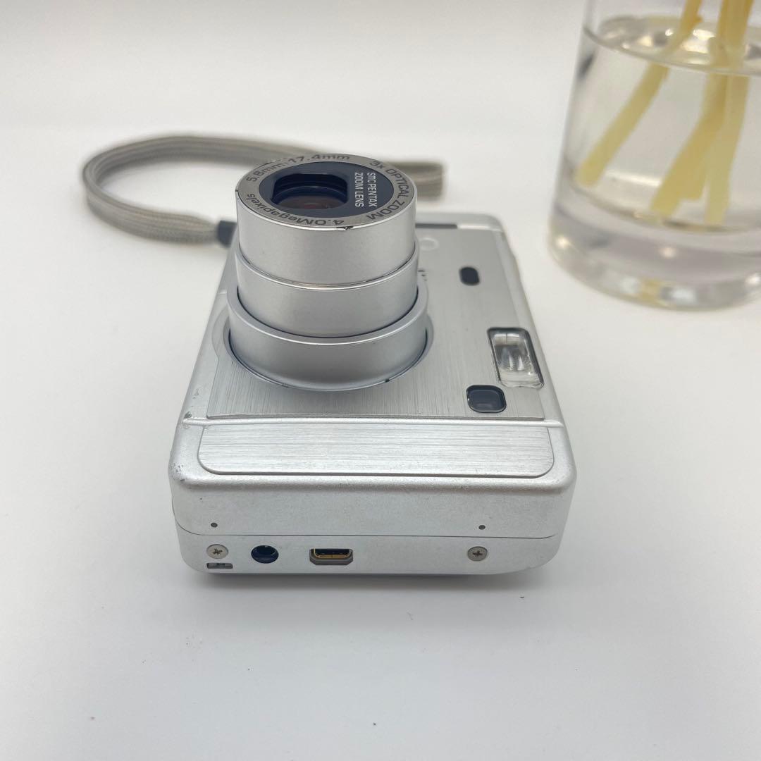 スマホ転送OK✨PENTAX Optio S40✨動作確認済 単三電池 可愛い♪