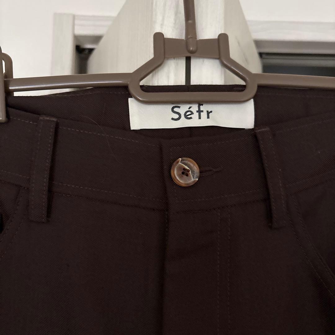 Séfr Jiro Trouser 25aw S ブラウン