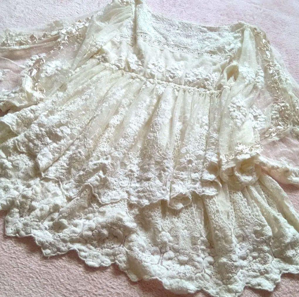 極希少　 スナイデル レース チュニック Y2K　森ガール フェアリーコア 平成