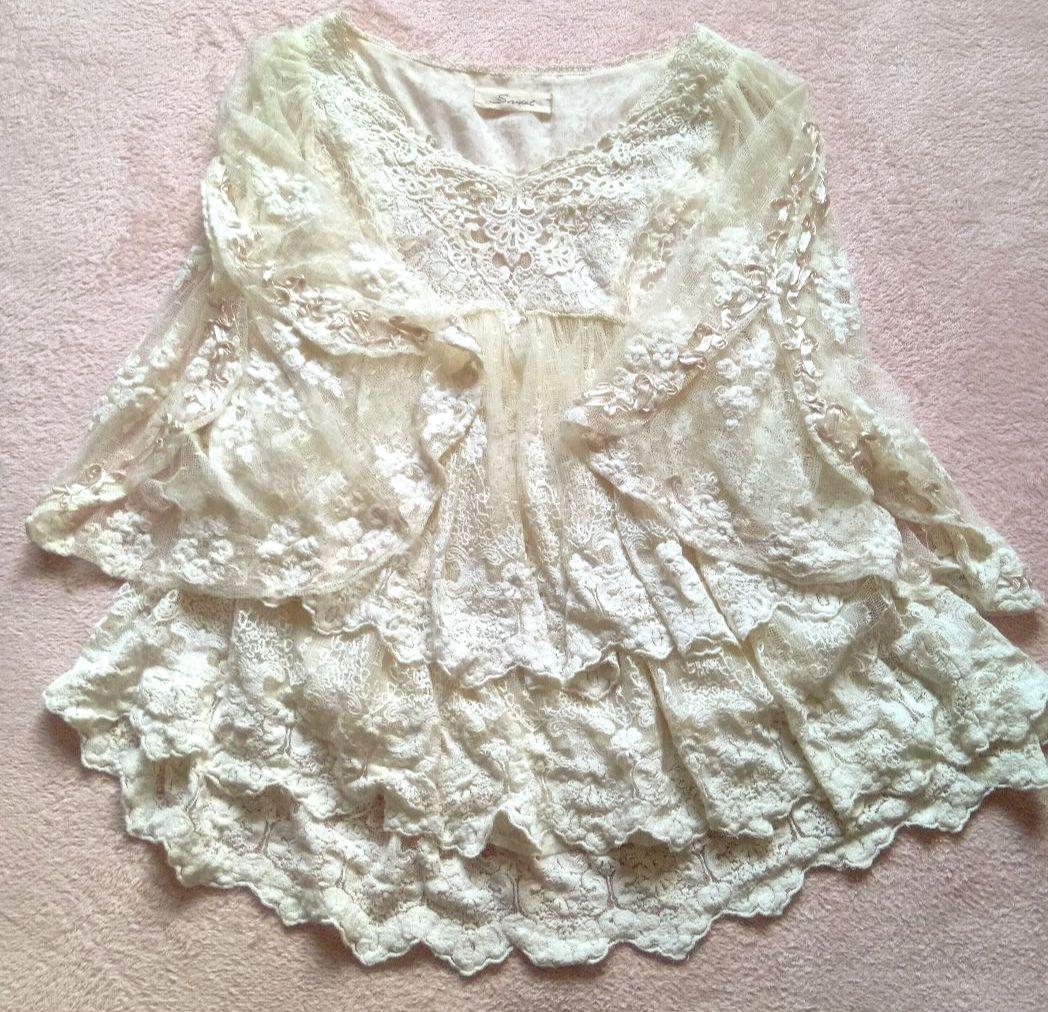 極希少　 スナイデル レース チュニック Y2K　森ガール フェアリーコア 平成