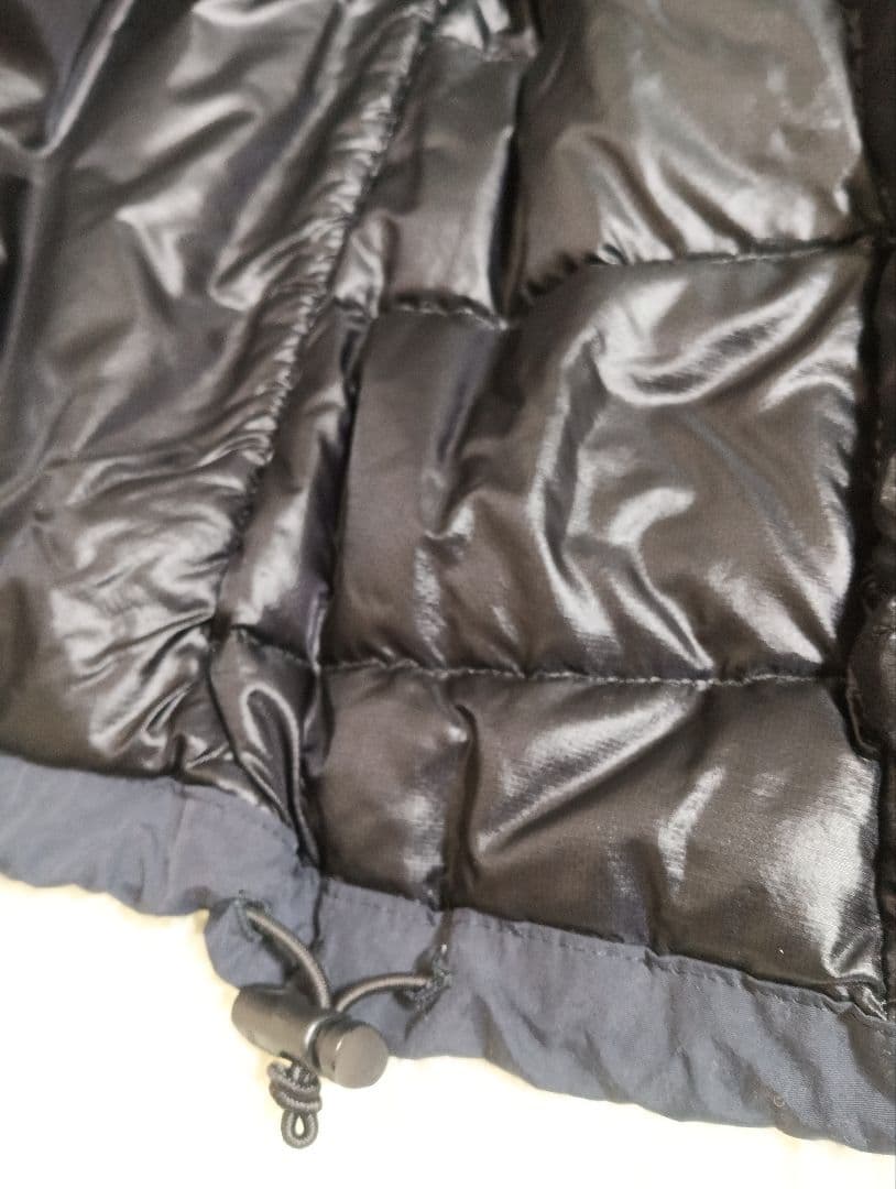 ノースフェイス　ダウンベスト　ブラック　黒　メンズL　アコンカグア