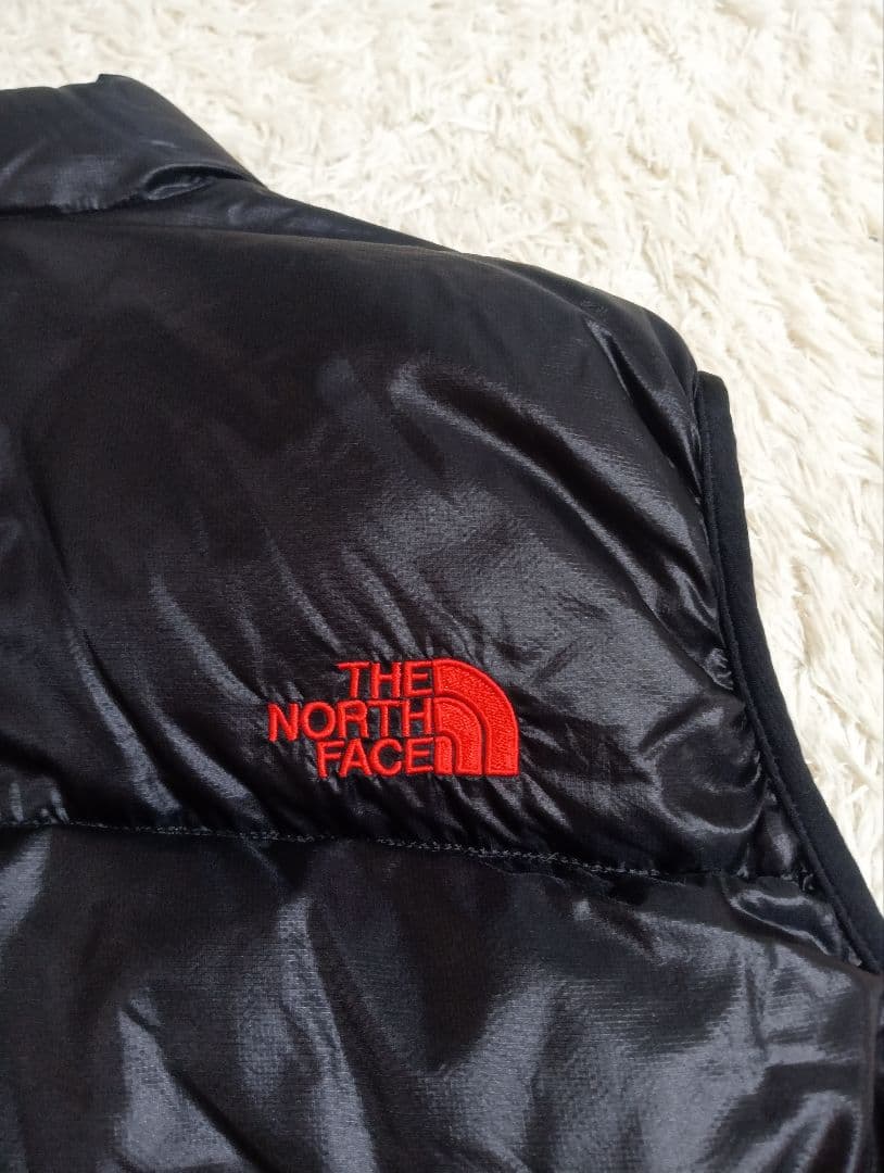 ノースフェイス　ダウンベスト　ブラック　黒　メンズL　アコンカグア