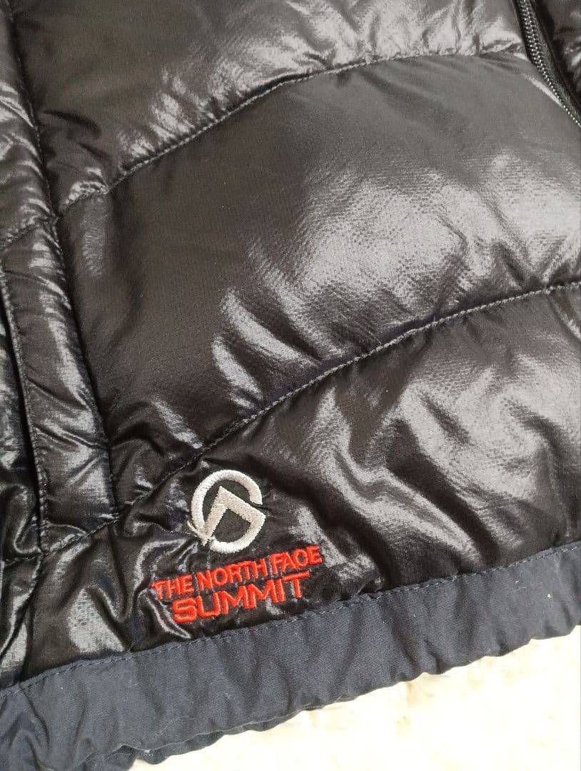 ノースフェイス　ダウンベスト　ブラック　黒　メンズL　アコンカグア