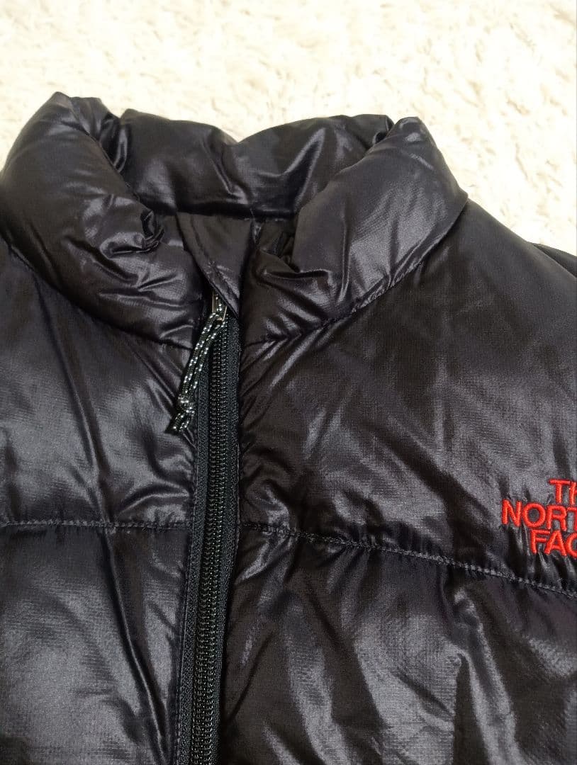 ノースフェイス　ダウンベスト　ブラック　黒　メンズL　アコンカグア