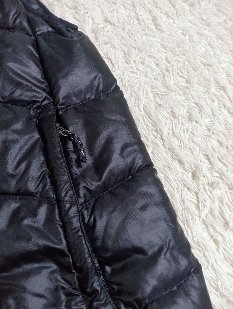 ノースフェイス　ダウンベスト　ブラック　黒　メンズL　アコンカグア