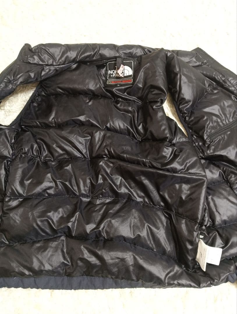 ノースフェイス　ダウンベスト　ブラック　黒　メンズL　アコンカグア