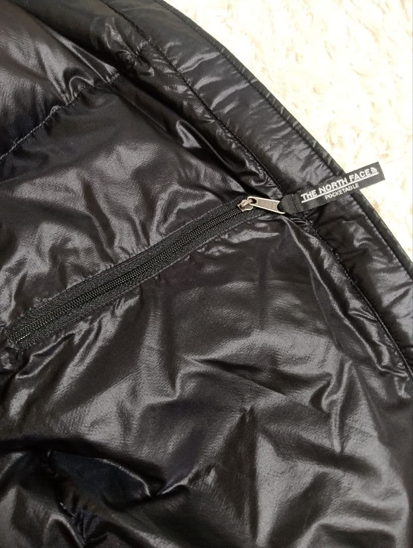 ノースフェイス　ダウンベスト　ブラック　黒　メンズL　アコンカグア