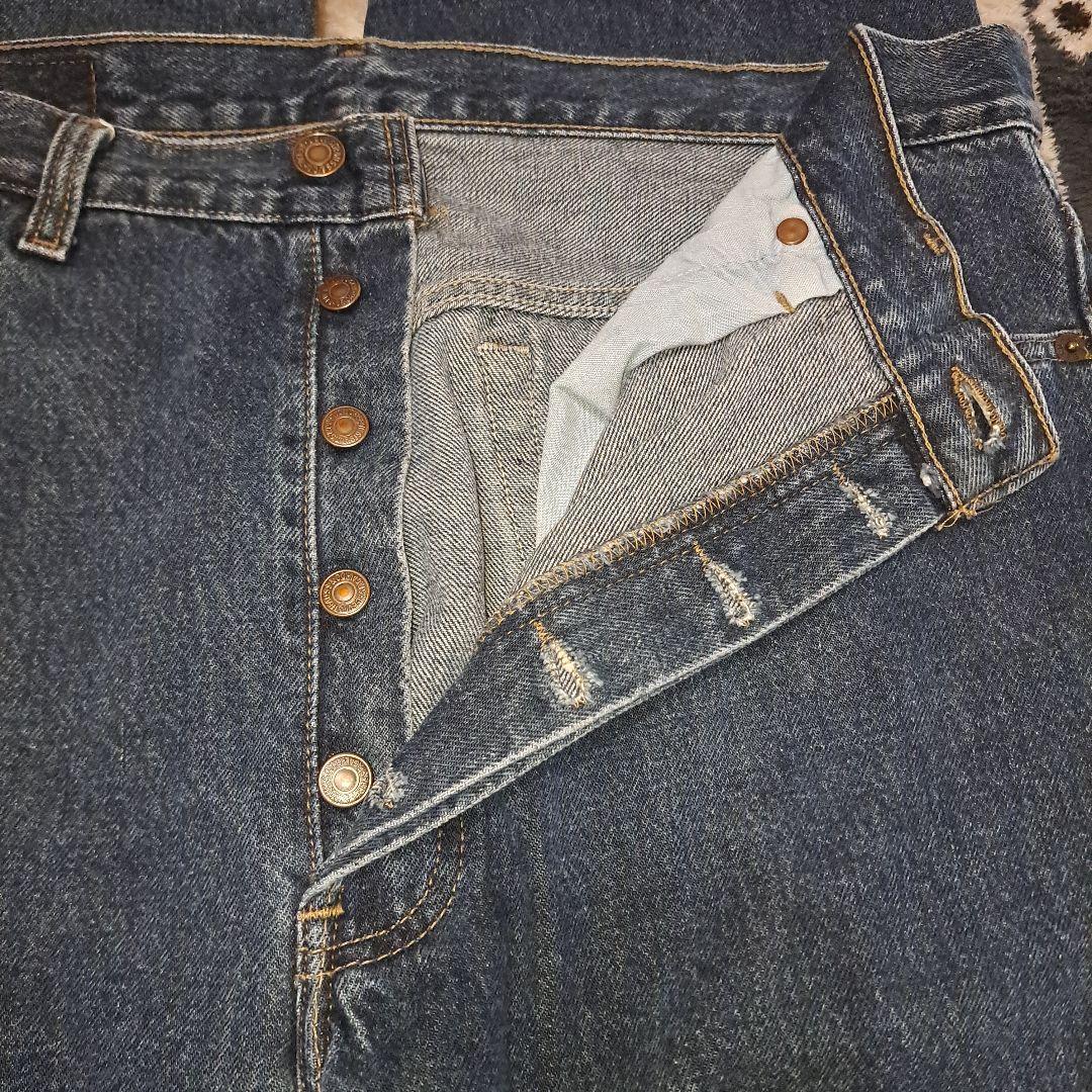 USA製 90s Levi's リーバイス501 レアカラーデニム W38