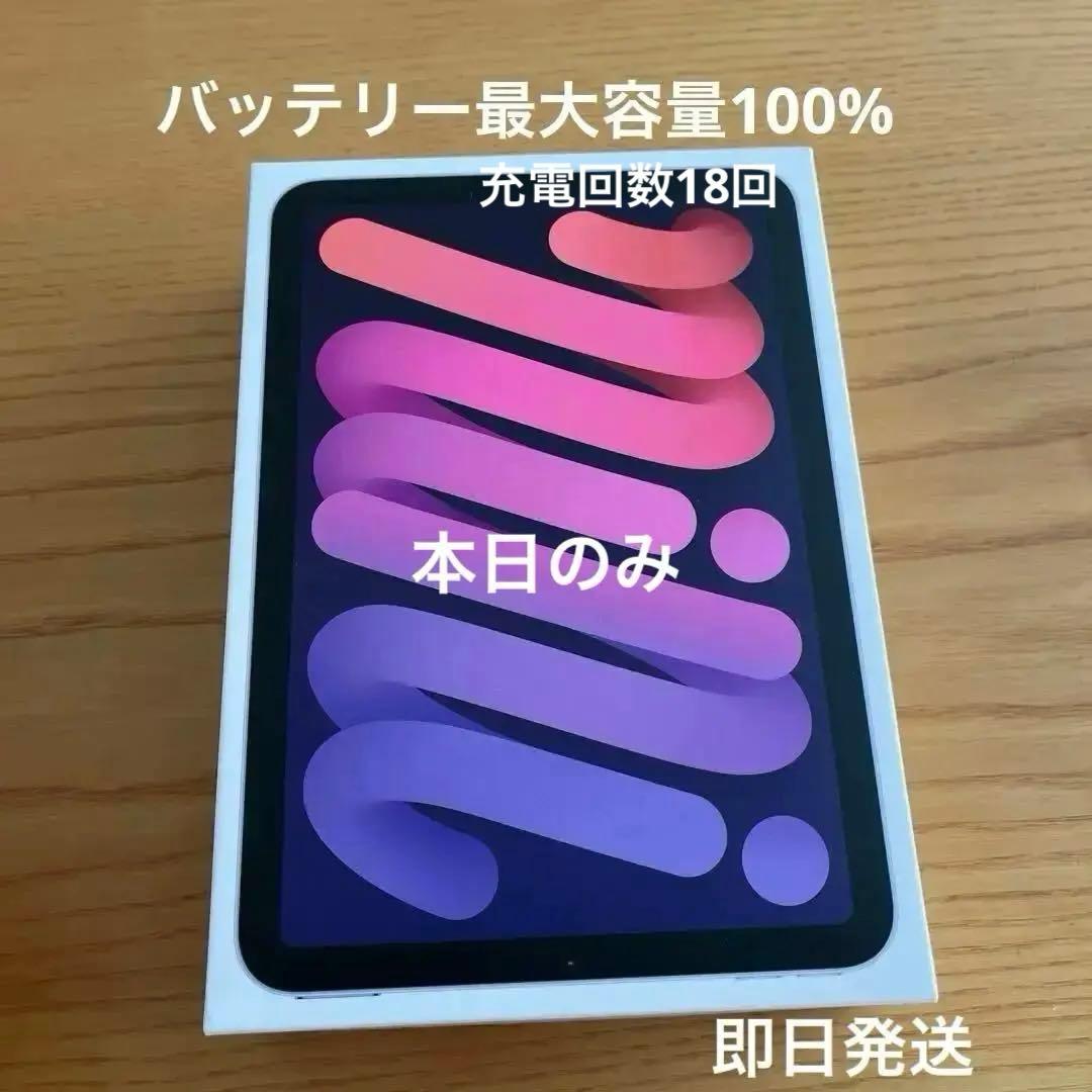 本日のみ！iPad mini 6 Wi-Fi 256GBパープル