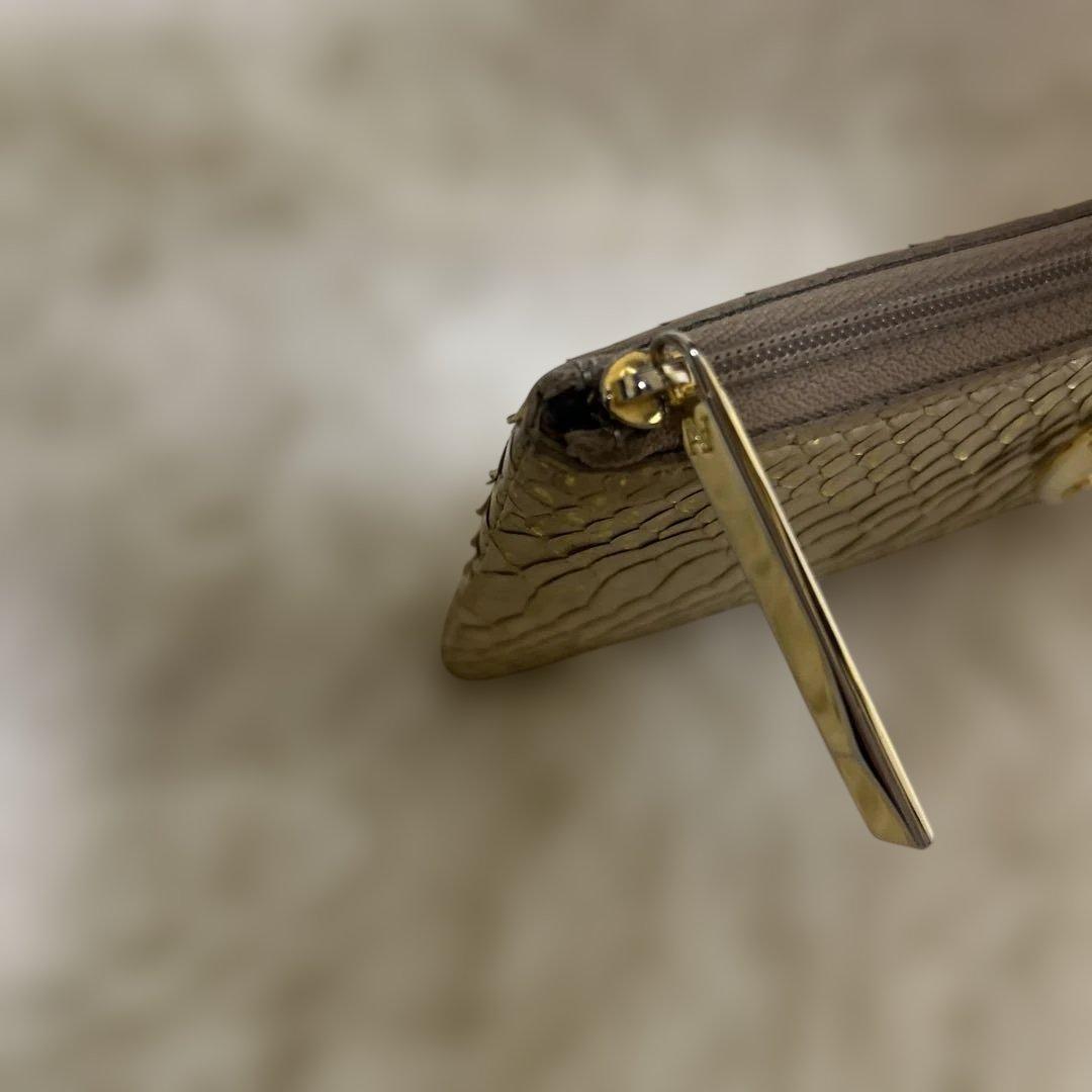 【極美品】ATAO リモパイソン　l字ファスナー　ゴールド　希少色