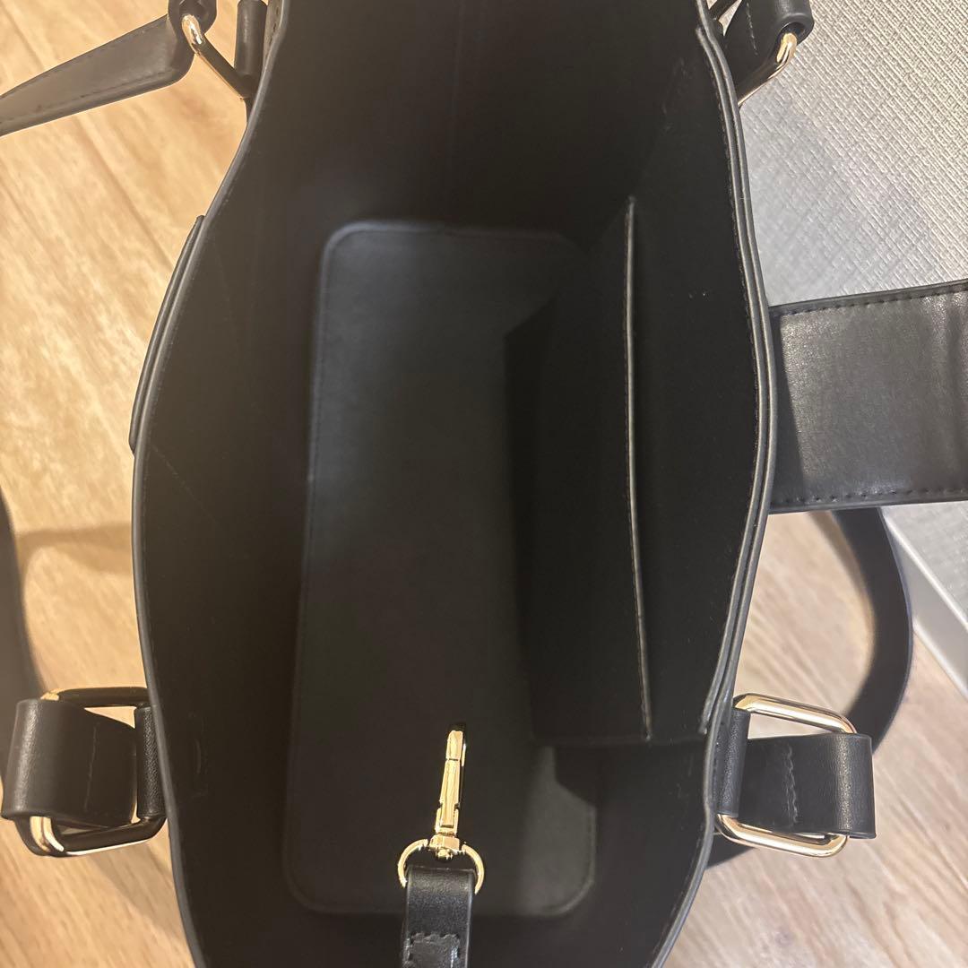 mellowneon 2wayA4ロゴベルトバッグ ブラック