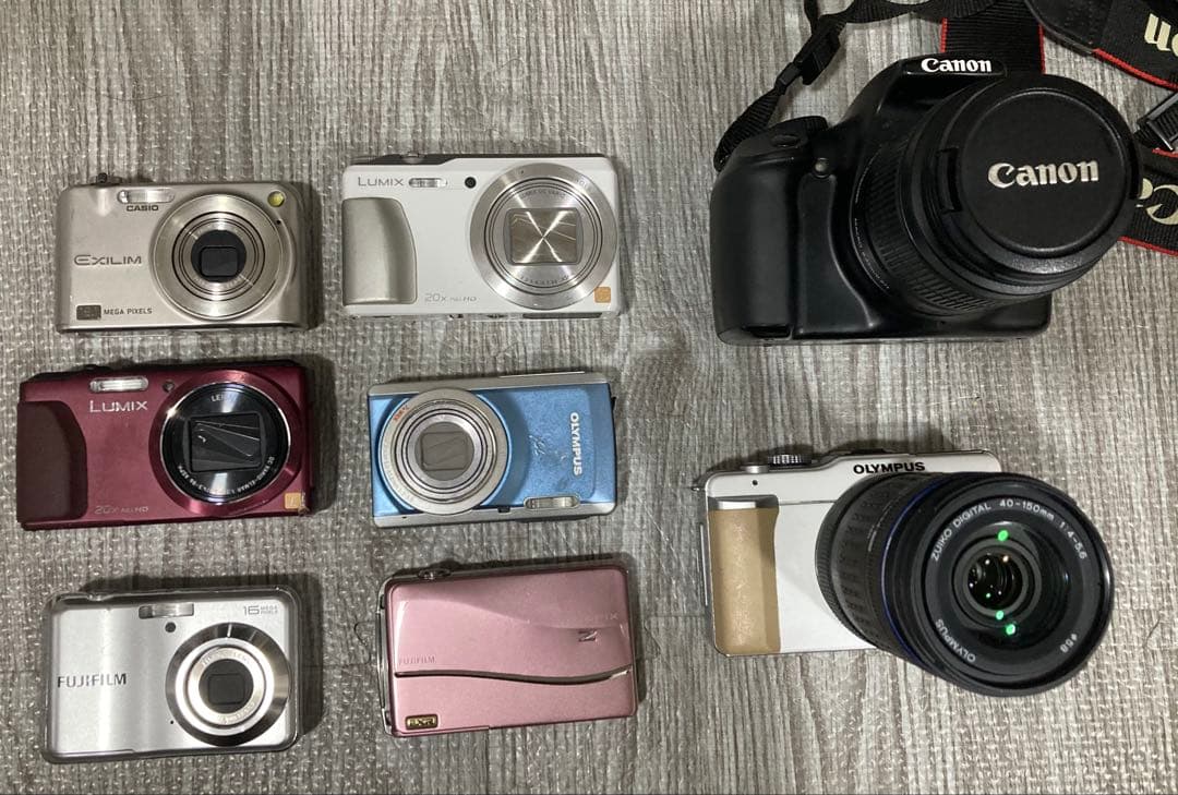 デジカメ8台まとめ売り
