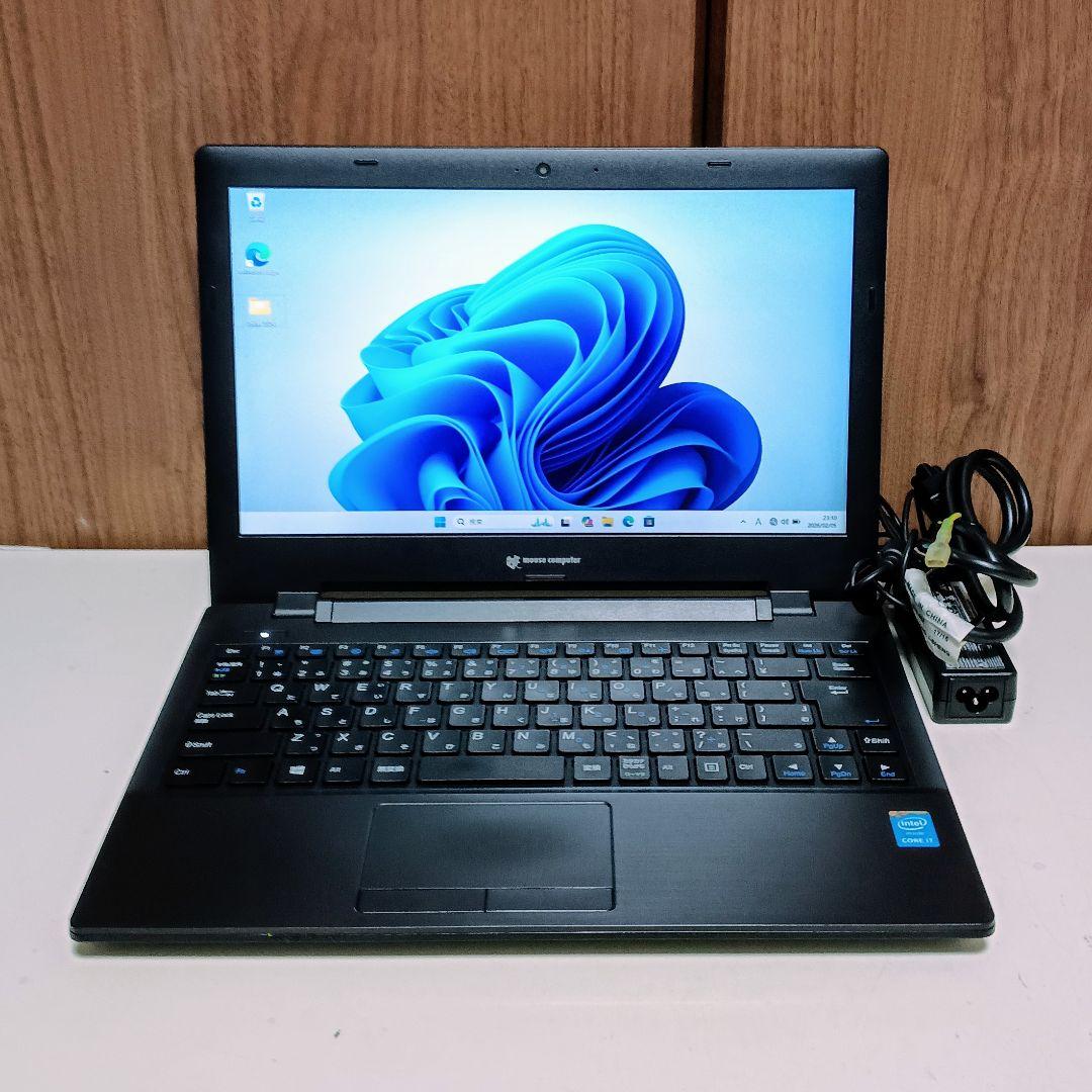 mouse Corei7 メモリ16GB 新品SSD512GB Webカメラ