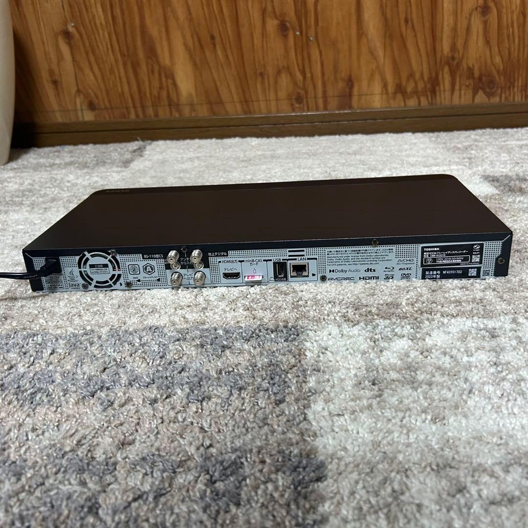 都内23区送料無料✨TOSHIBA✨ ブルールイディスクレコーダー　2023年製