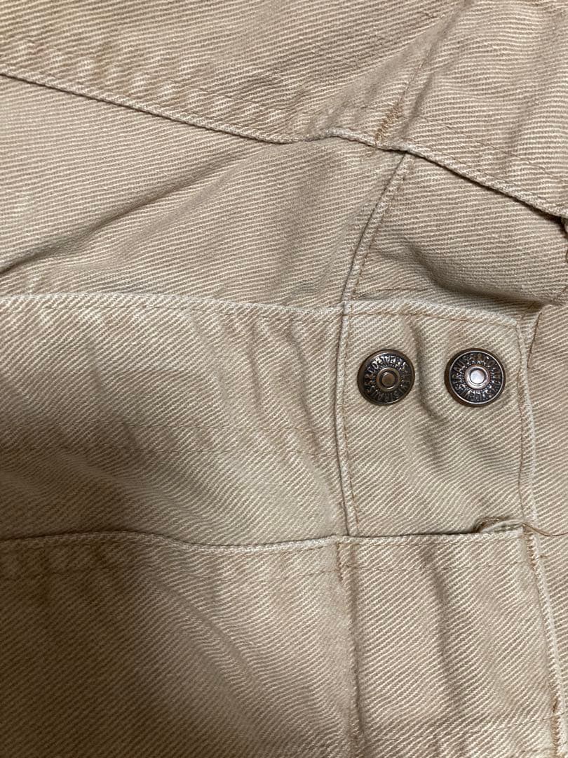 レアビンテージ　リーバイス　ブッシュパンツ　ベージュ フレアカーゴ w74cm