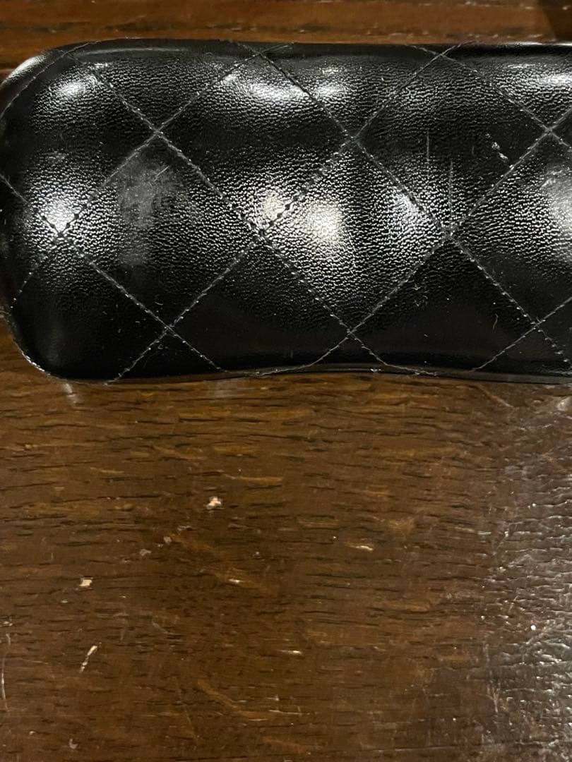 ビンテージ　CHANEL バイカラー　サングラス　箱付き　マトラッセココマーク