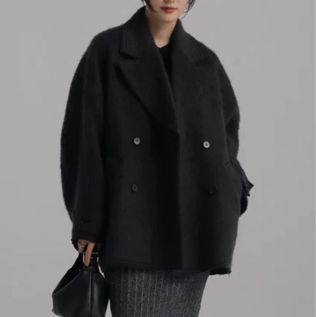 ジャケット・アウター louren shaggy double coat