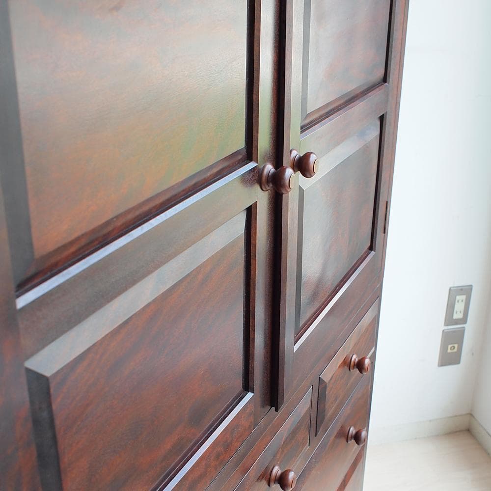 松本民芸家具 和箪笥 ミズメザクラ材 無垢材 和モダン 古民家 整理箪笥