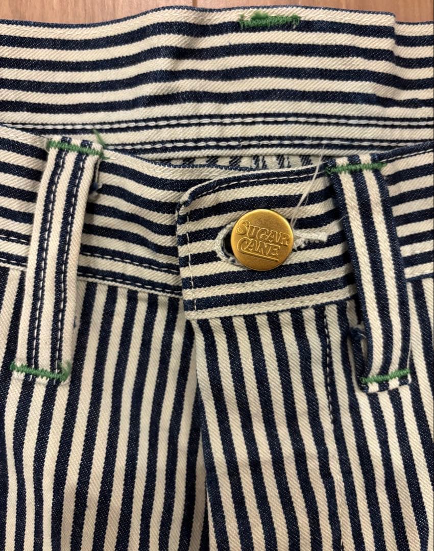 無*隊様 SUGAR CANE ストライプ ワークパンツ