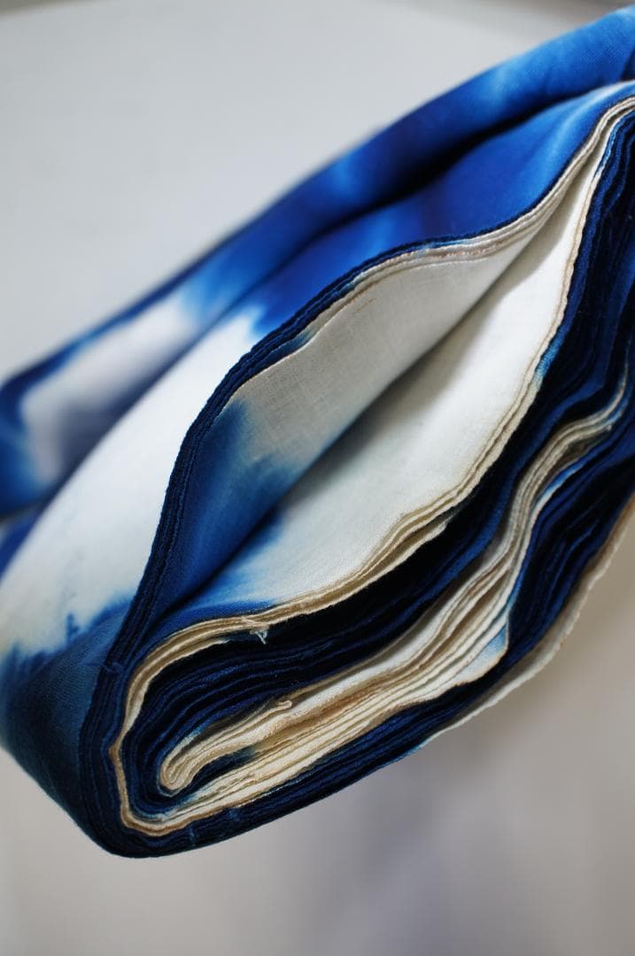 有松絞り◆雪花絞り◆おしめ◆木綿◆反物◆板締め絞り◆アンティーク◆ヤブレ有り