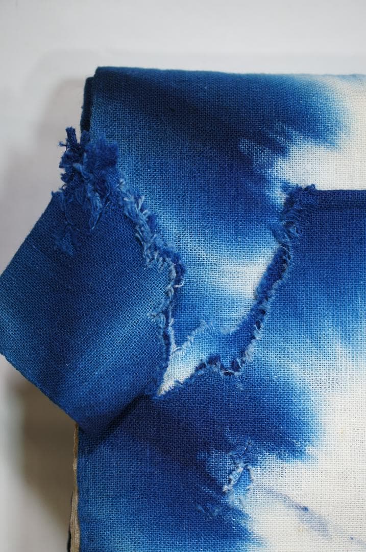 有松絞り◆雪花絞り◆おしめ◆木綿◆反物◆板締め絞り◆アンティーク◆ヤブレ有り