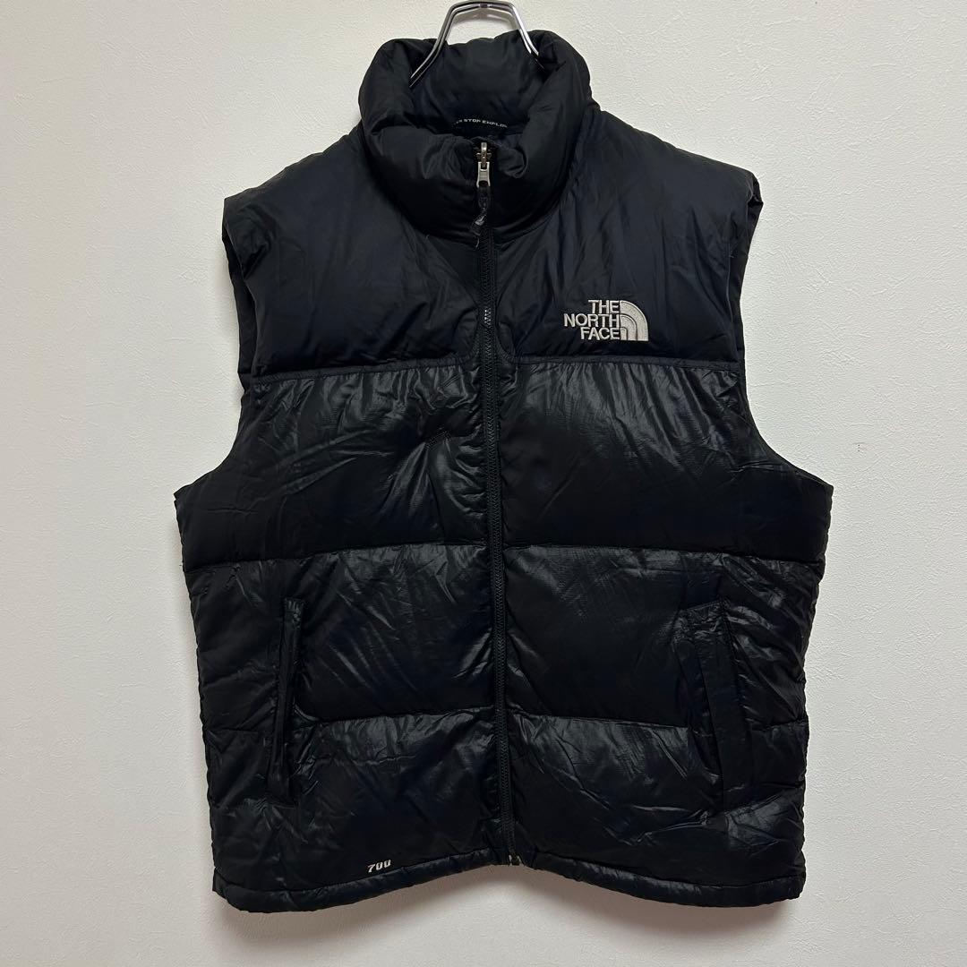 日本未入荷　海外限定　ノースフェイス　ヌプシダウンベスト　700FP 黒　XL