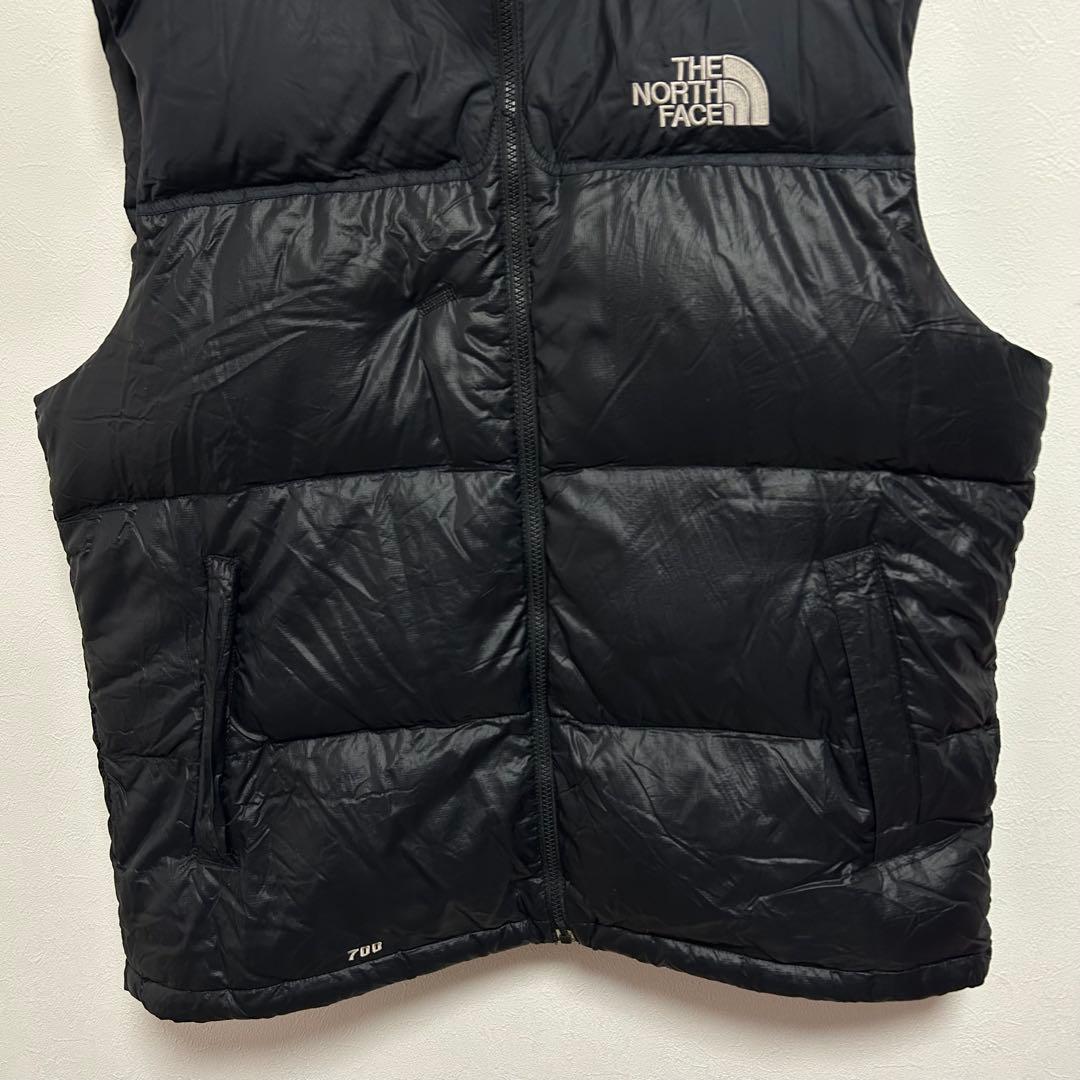 日本未入荷　海外限定　ノースフェイス　ヌプシダウンベスト　700FP 黒　XL